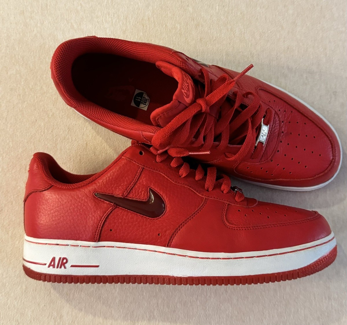 Size 11 - Nike Air Force 1 Low Red | eBay