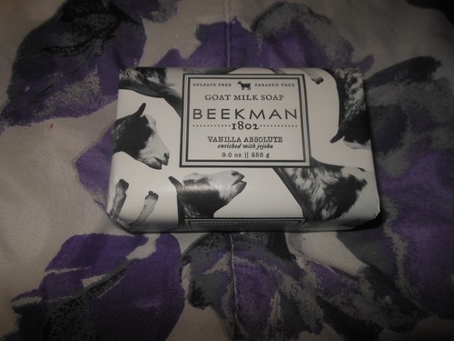 BEEKMAN STÜCKSEIFE VANILLE ABSOLUTE ZIEGENMILCH GROSS 9 OZ BAR