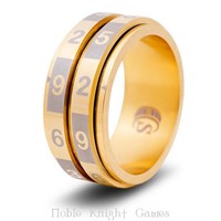 Critsuccess D100 Dice Ring Dice Ring - Gold, Size 6 (d100) Mint on sale Critsuccess D100 Dice Ring Dice Ring - Gold, Size 6 (d100) Mint on sale