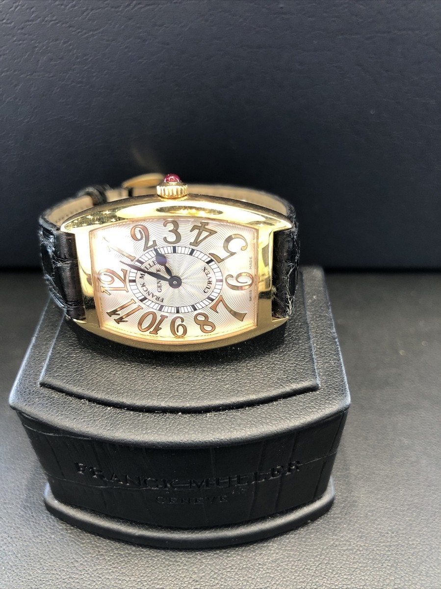 Franck Muller Curvex Ladies Yellow Gold Watch #1752QZREL3NE