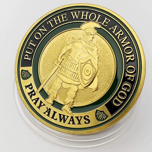 50 Pcs Put On the Whole Armor Of God Commemorative Challenge Coin Collection - Picture 11 of 11