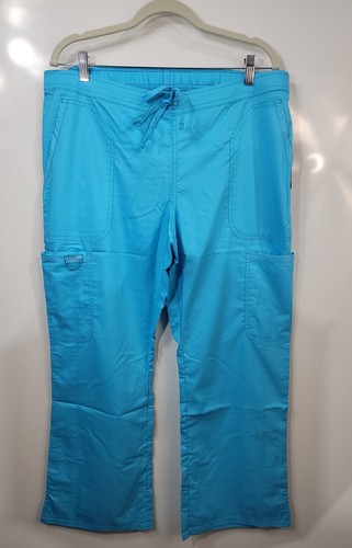 Workwear Revolution Women Scrubs Pant Mid Rise Moderate Flare Drawstring WW120P - Picture 2 of 12