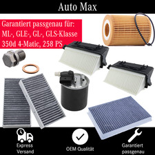 Filterset Inspektionspaket MERCEDES GLE GLS ML GL 350 OM642 W166 X166 C292 258PS Filterset Inspektionspaket MERCEDES GLE GLS ML GL 350 OM642 W166 X166 C292 258PS