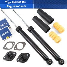 2x SACHS Stoßdämpfer Protection Kit + MEYLE Domlager hinten für BMW E36 E46