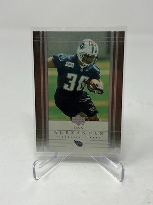 2001 Upper Deck Rookie Watch Football Dan Alexander RC Card #249 #/750