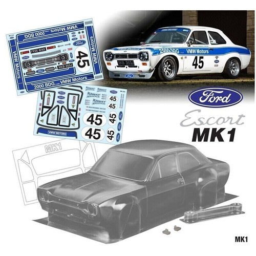 1/10 Onroad Rc Car 190mm Clear Body Shell For Tamiya tt01 tt02 Hpi Ts4 Sprint2 - Picture 1 of 2