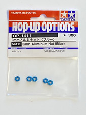 Tamiya 54411 3mm Aluminium BLUE Nut Hop Up Options  1/10 NIP