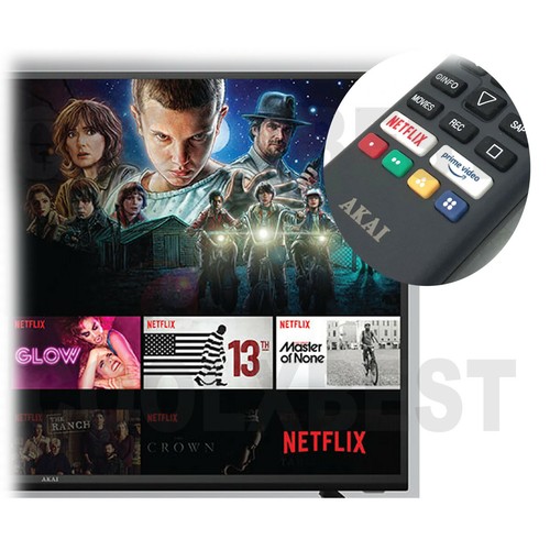 AKAI 40" 100cm WebOS DIGITAL LED SMART TV FULL HD NETFLIX YOUTUBE RFB SERIES 6 - Picture 4 of 8