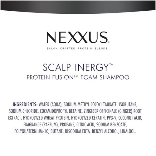 Nexxus Scalp Inergy Foam Shampoo, Clarifying Shampoo 6.7 oz - Picture 4 of 4