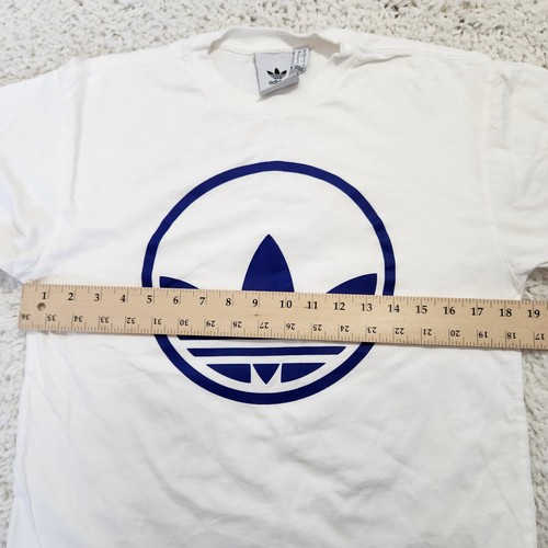 Vintage Adidas T-Shirt weiß kleines großes Logo - Bild 5 von 8