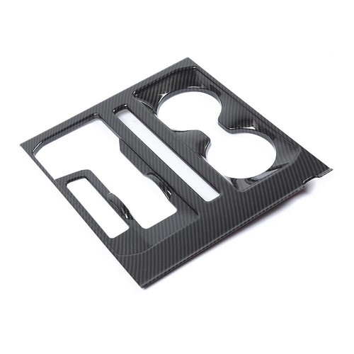 Carbon Fiber Center Control Gear Shift Cup Holder Panel Trim for Ford F150 21-23 - Imagen 9 de 9