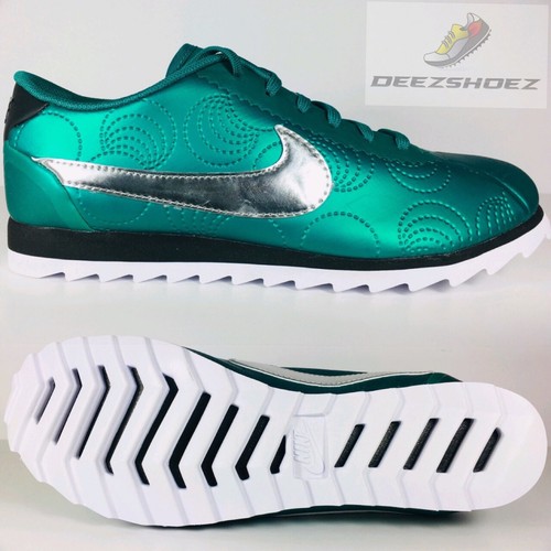 nike cortez womens green