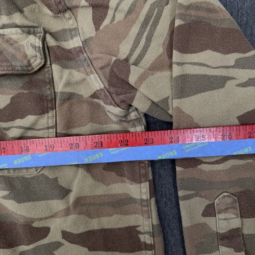 Patagonia Fjord Flanellhemd Herren Large braun Camouflage Knopfleiste Taschen 100% Baumwolle - Bild 6 von 11