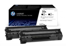 HP 35A Dual pack (2 pcs)  LaserJet Toner Cartridges  Black [ CB435AD ] NEW