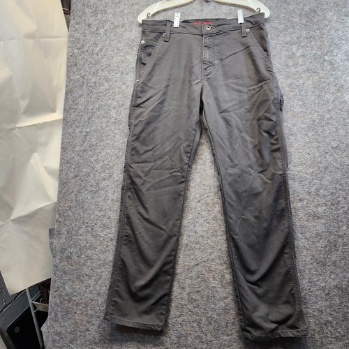 Dickies Men's Gray Flex Slate Tough Max Duck Carpenter Pants Regular Size 30X30