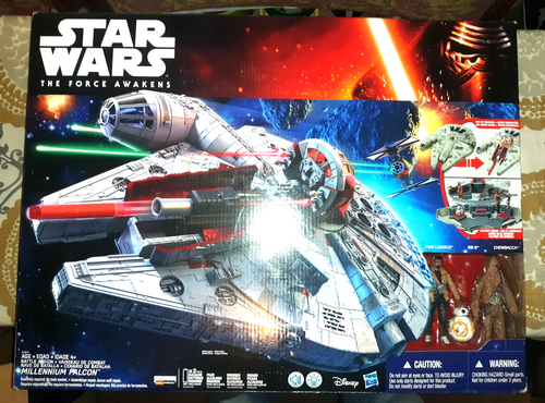 NEU Battle Action Millennium Falcon Star Wars Das Erwachen der Macht Nerf Figur Set - Bild 1 von 4