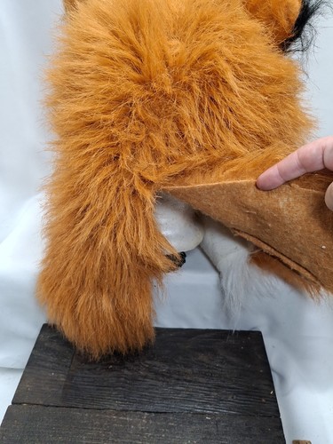 Pelziger Fuchs Kostüm Maske mit beweglichem Mund Cosplay Halloween sehr guter Zustand - Bild 10 von 14