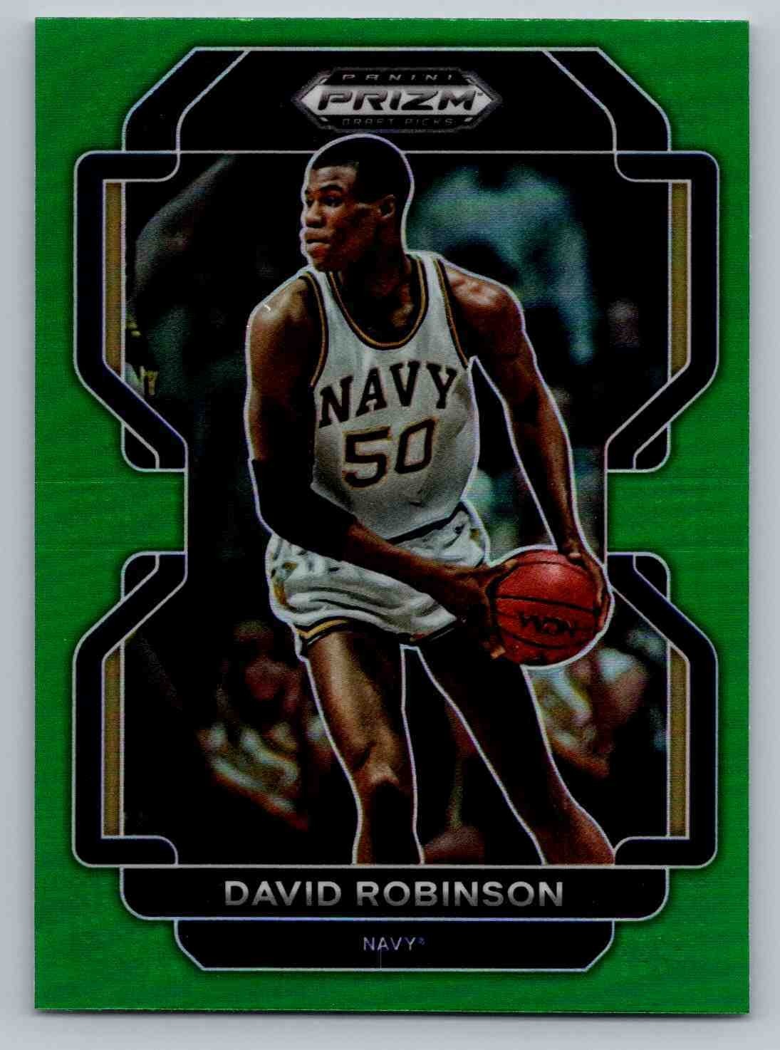 David Robinson #10 Basketball Cards 2022 Panini Prizm Draft Picks trading card — raw and PSA graded price guide