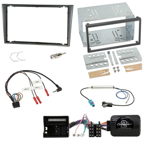 JVC DAB Lenkrad 2DIN Bluetooth USB Autoradio für Opel Corsa C 2004-2006 alu - Bild 3 von 14