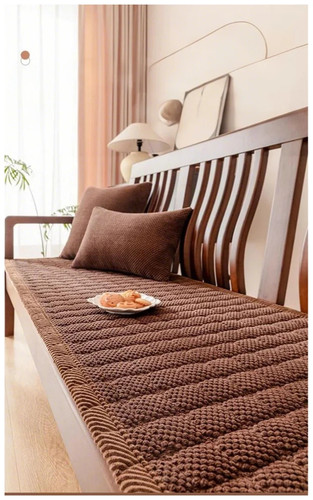 Cojín de sofá de madera Cojín de asiento de sofá Resistente al desgaste y Fundas de asiento duraderas Gris - Imagen 10 de 28