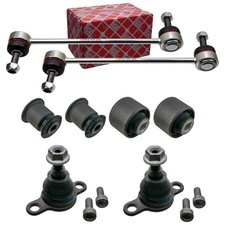 FEBI Querlenkerbuchsen Traggelenke Koppelstangen Set für VW T5 T6 Transporter