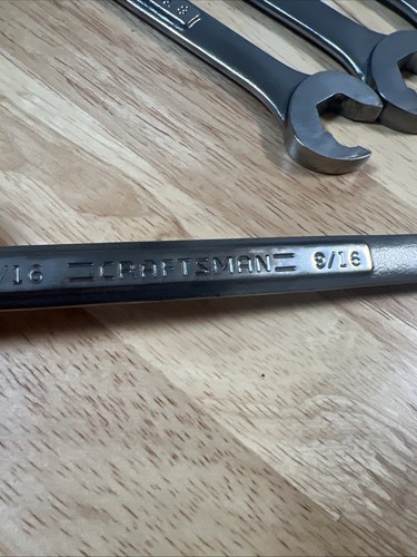 Craftsman Quick Wrench Set 8 Pc SAE USA 5/16”- 3/4” 9 42358 V Inverted V Series - Picture 7 of 16