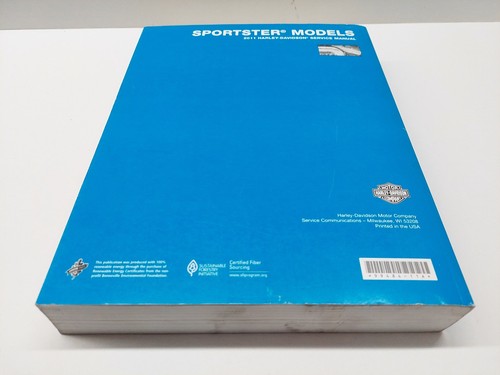 GENUINE HARLEY DAVIDSON 2011 Sportster Models Service Manual 99484-11A - Picture 3 of 6