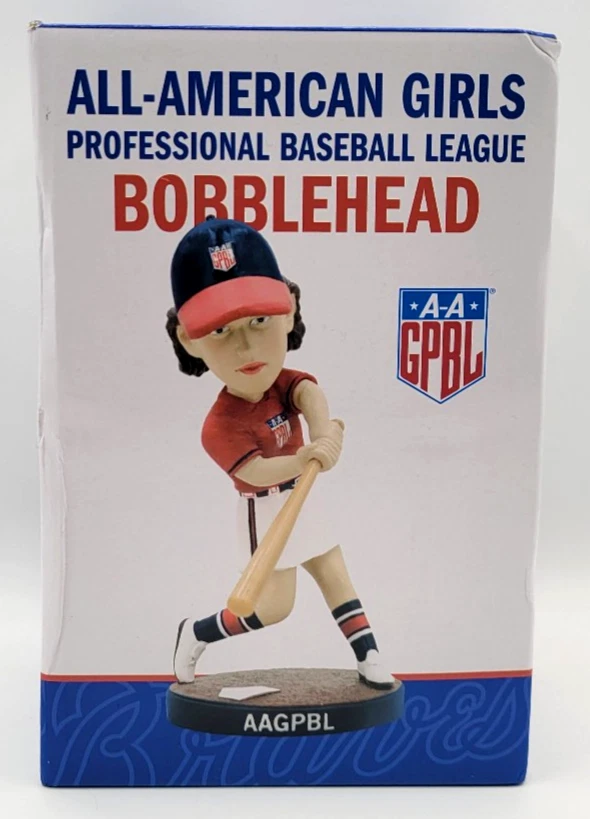 Atlanta Braves All-American Girls AAGPBL Bobblehead NUEVO Foto 3 de 4