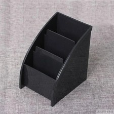 TV Remote Control Holder Tea Table Storage Box 3 Grid Desktop Tidy Organizer