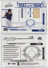 2005 Playoff Absolute Memorabilia Blue Double Materials /150 Todd Helton HOF