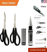 Durable RC Body Reamer & Scissors Set for Trimming and Punching - 0-14mm