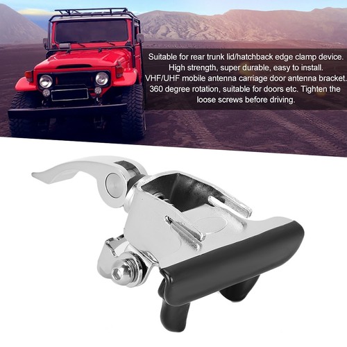 Stainless Steel Mobile Antenna Clip Mount For Vehicle Station Two Way Radio IDM - Zdjęcie 7 z 10
