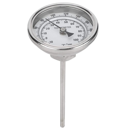 Stainless Steel Thermometer Dial Thermometer for Homebrew Kettle Thermometer ...