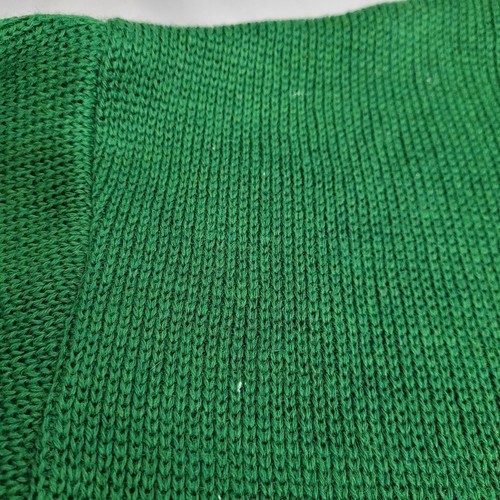 VINTAGE 70s Blarney Castle Ireland green shamrock crew neck sweater unisex Sz XL - Picture 5 of 9