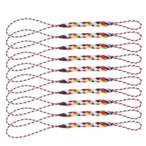 10 Pcs Doppelköpfige Seilhängungsteile Gewebte Lanyards Handgewebte Seile - 第 6/12 張圖片
