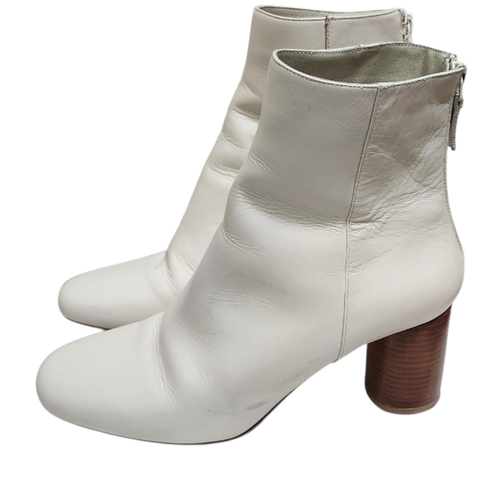 SANDRO Authentic off white Sacha boots/ Ankle Boots Size EU39/US8.5 - Picture 6 of 14