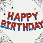 Spiderman Happy Birthday Balloons Self Inflate Party 13pcs Superhero Banner