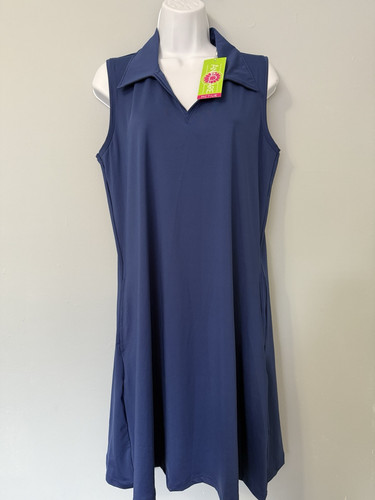 ANA CLARE WOMEN'S ACTIVE LILI Golf Dress LARGE NAVY NEW NWT - Picture 1 of 5