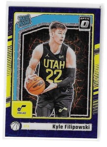 2024-25 Donruss Optic - Blue Velocity Rated Rookie #300 Kyle Filipowski (RC)