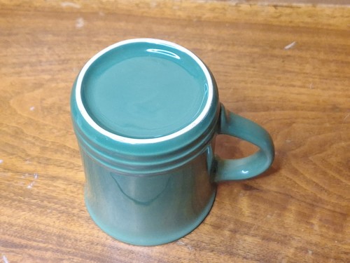 (RARE) Le Creuset Bamboo Coffee Tea Mug 14 oz /400 mL Stoneware Vancouver NIB - Picture 11 of 14