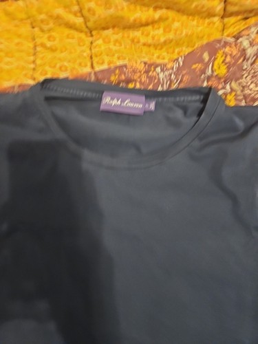 2 Ralph Lauren Unisex Purple Label Navy & Light Blue Crewneck T-Shirt Cotton XL - Picture 4 of 14