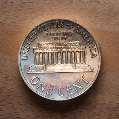 Centavo Lincoln 1970-S, centavo prueba de fecha pequeña, camafeo, variedad, ¡buen tono!! - Imagen 2 de 5