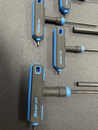 SNAP-ON - AWSGM800A - 8 PC - SOFT GRIP HEX T/L SHAPED Blue - Picture 3 of 8