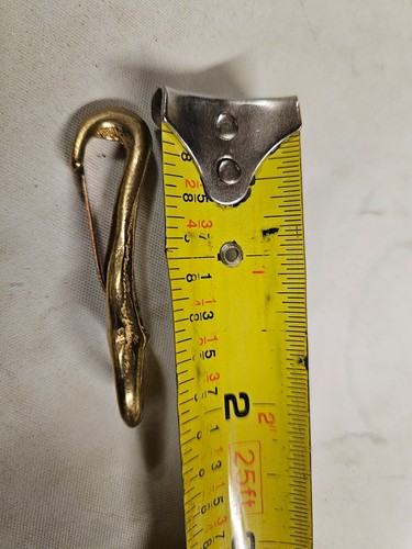 *Brass Snap Hook P/N 341, 3/8 Eye, lot of 10 - Picture 4 of 4