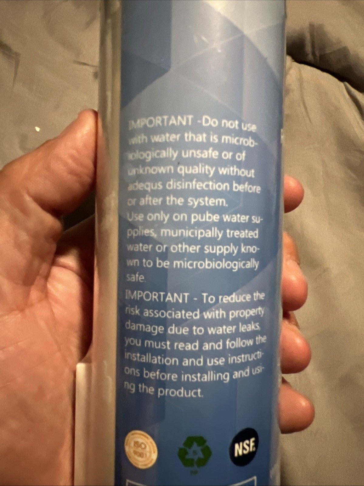 New Waten H20 4396841 *4396710 Filter 3 EDR3RXD1 NEW Sealed