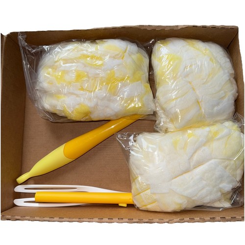 Swiffer 360 Schwerlast 3 Fuß Verlängerungsgriff Starter Fiber Dusters Kit gelb - Bild 2 von 2