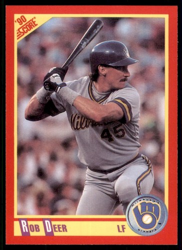 1990 Score #390 Rob Deer - Picture 1 of 2