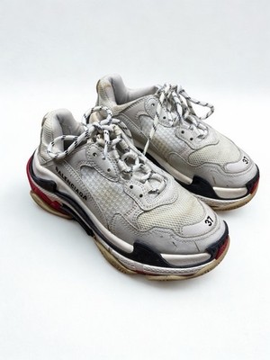 Balenciaga Triple S Sneaker in Weiß/Grau Größe 37