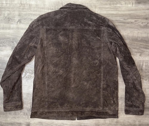 Cody James Western Cowboy Lederjacke Braun Größe Medium M Authentic Full Zip - Bild 6 von 6