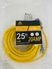 New 25 Ft 20AMP 12 AWG Heavy Duty Extension Cord 6-20